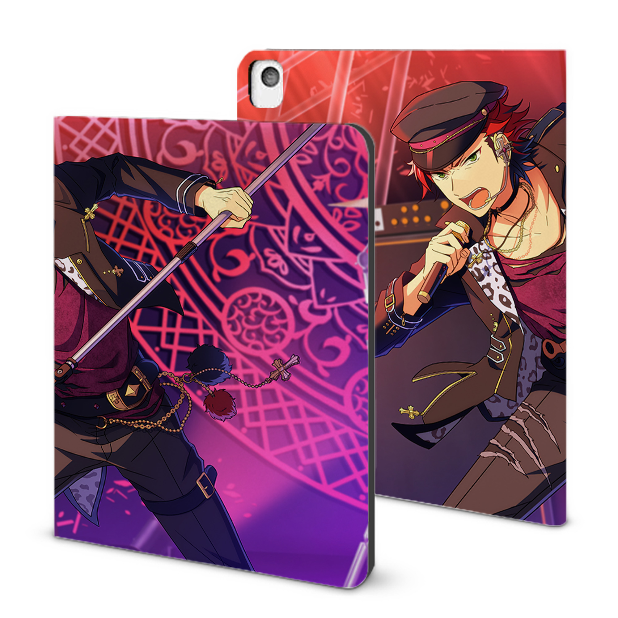 （画像用） あんさんぶるスターズ! Ensemble Stars IPadケース ペンホルダー付き ブックスタイルデザイン